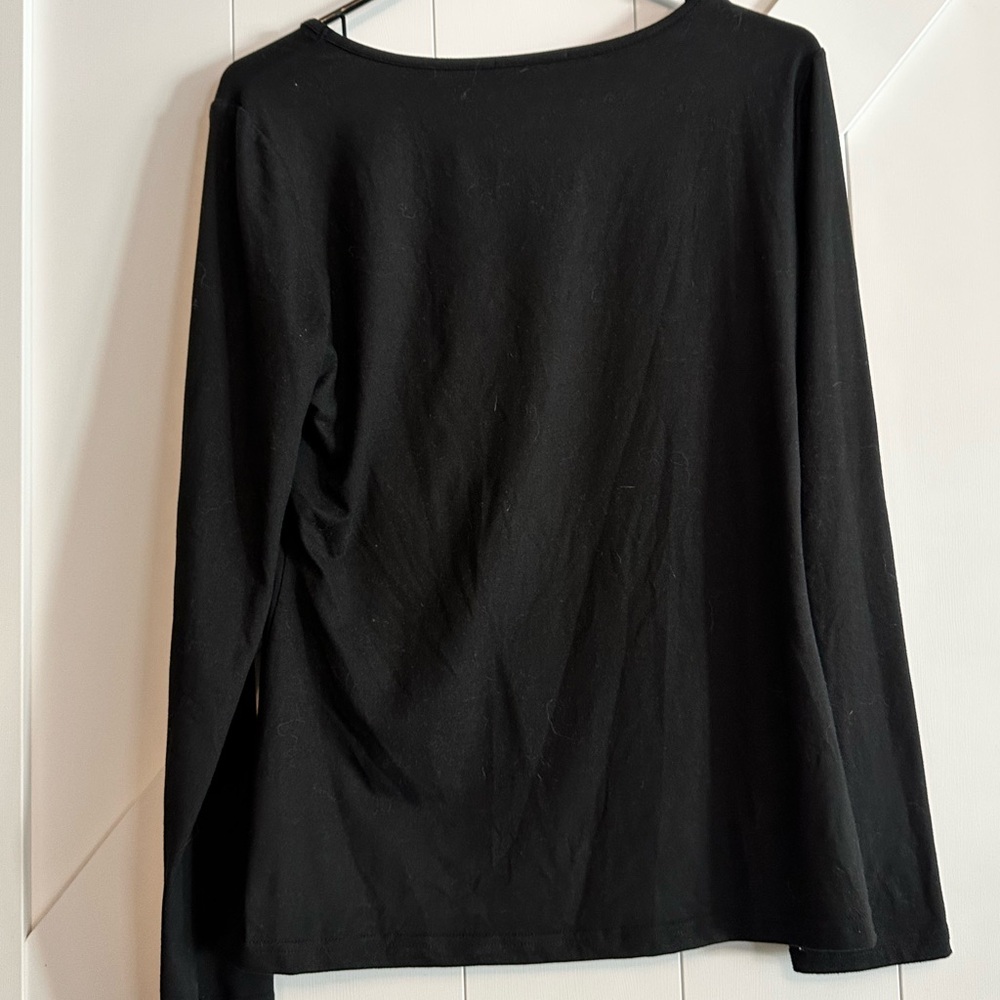 Mangopop Black Long Sleeve Size Large